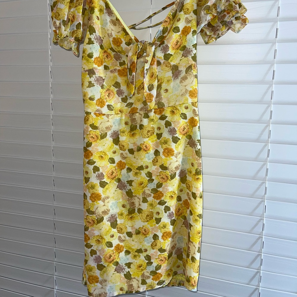 short flower dress